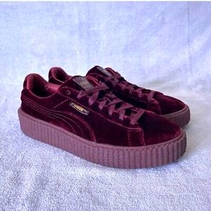 PUMA FENTY by Rihanna Casual Shoes color Maroon size 10 (EU 43)